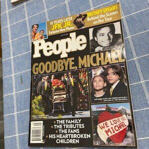 People Magazine July 20 2009 Goodbye Michael Jackson JFK Jr Britney Spears